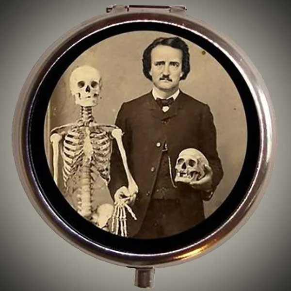 Edgar Allan Poe Pill Box