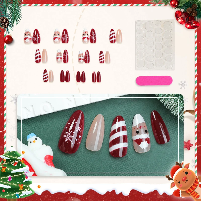 Festliches, urlaubsorientiertes Press-On-Nail-Art-Set 1790738334