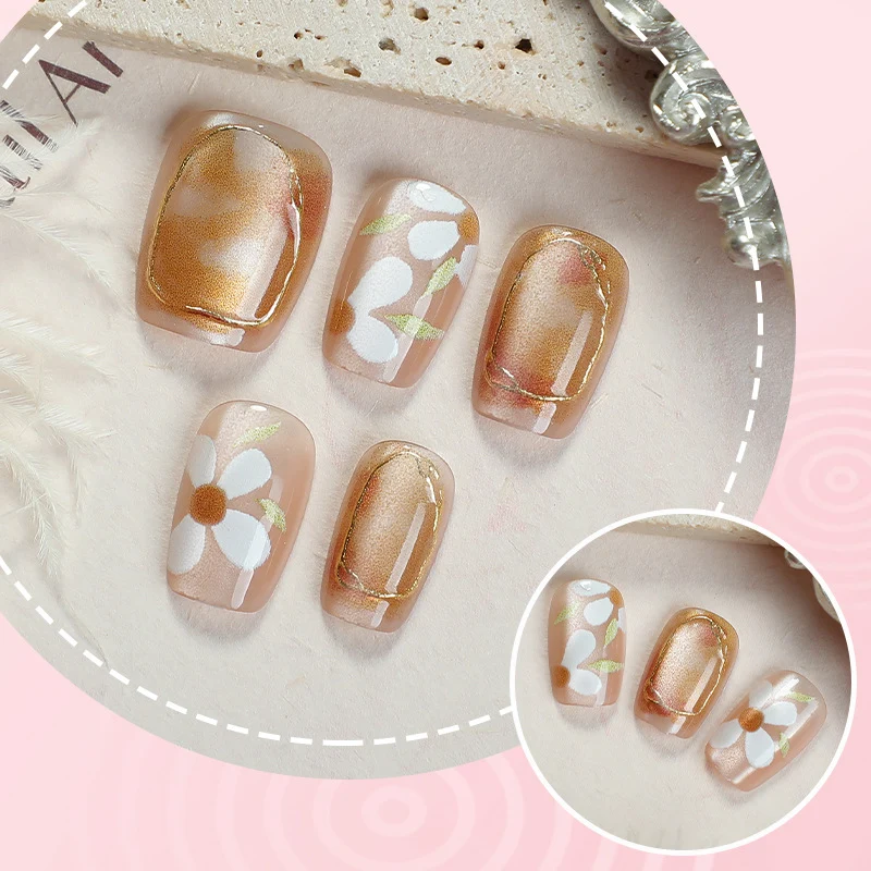 Floral Artistry Press-On Nagelset