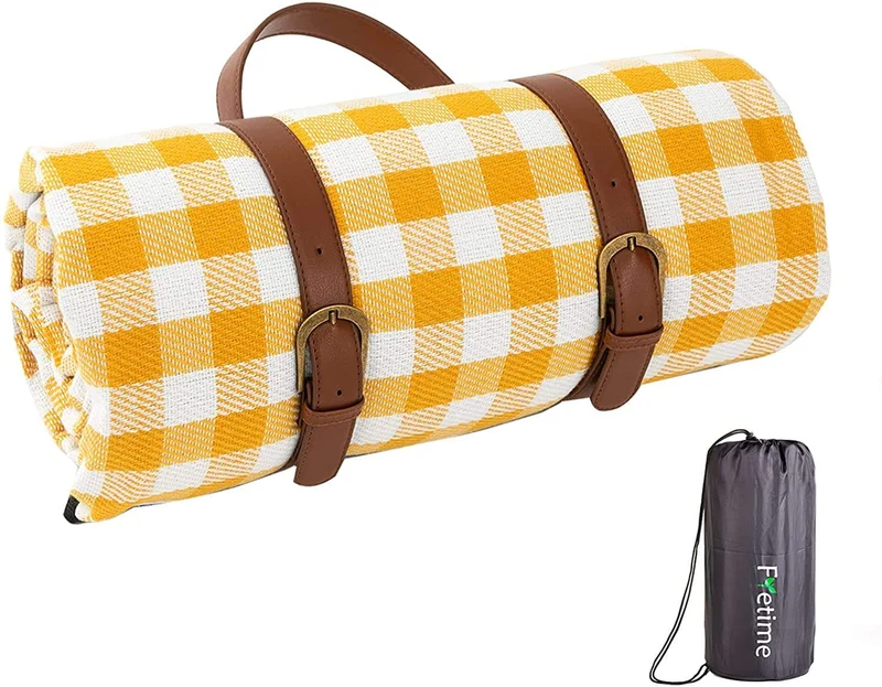 Skanto | Karierte Picknick-Stranddecke 150/200cm