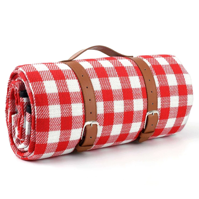 Skanto | Karierte Picknick-Stranddecke 150/200cm