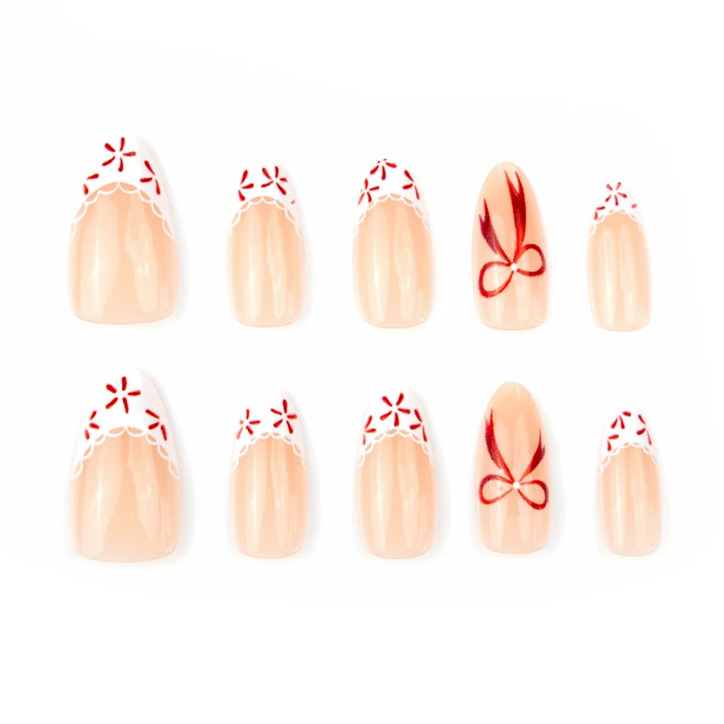 Festliches thematisches Press-On-Nagelkunst-Set