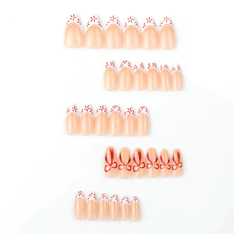 Festliches thematisches Press-On-Nagelkunst-Set