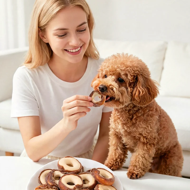 Hunde-Kausnack mit Ziegenmilch, Zahnpflege
