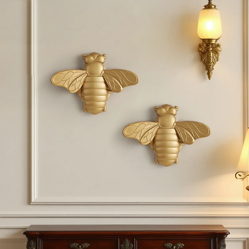 Goldene Biene – Wanddekoration