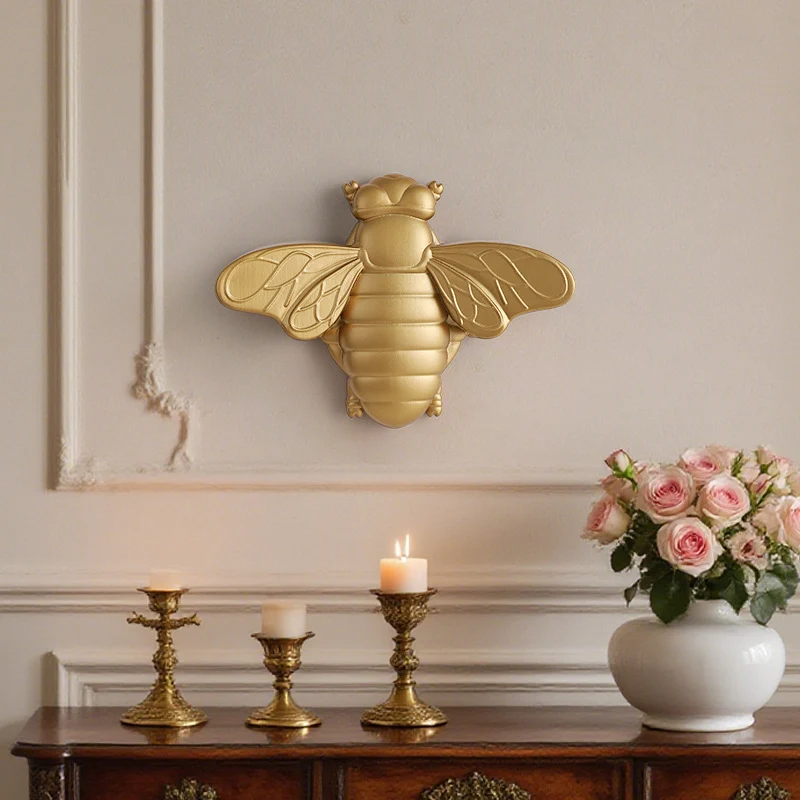 Goldene Biene – Wanddekoration
