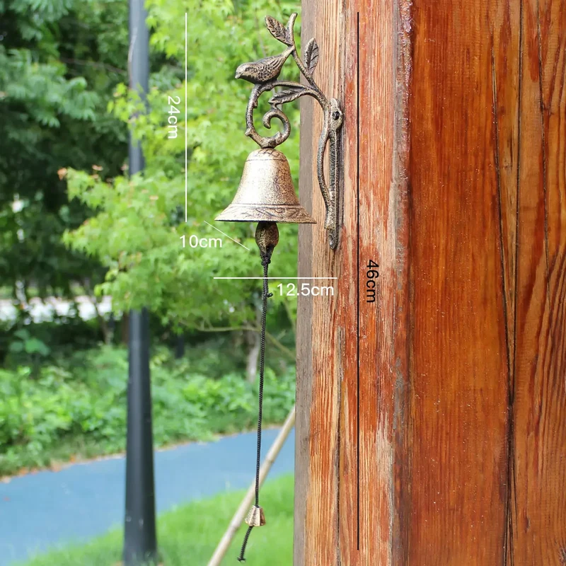 Gusseisen-Tischglocke, Hahn-Design