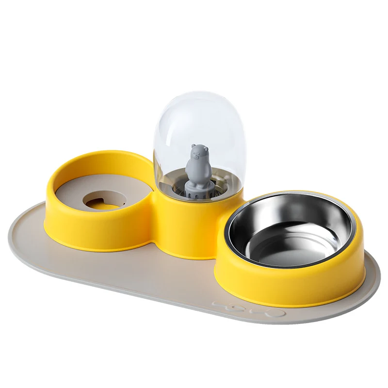 Doppelnapf für Hunde und Katzen, 330–500 ml