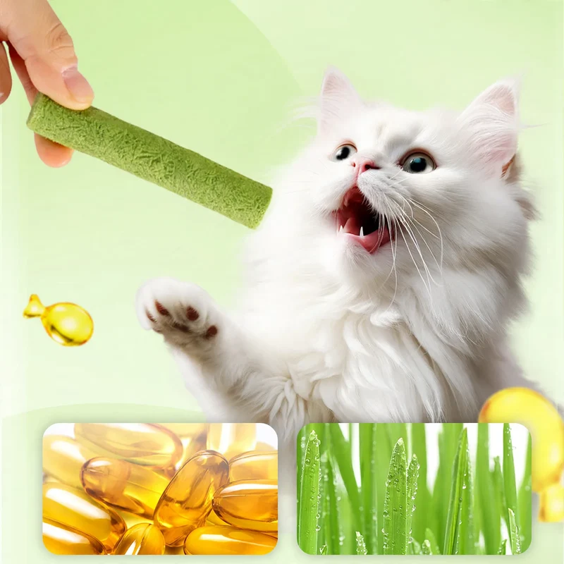 Gefriertrocknete Katzengras-Sticks, 500 g
