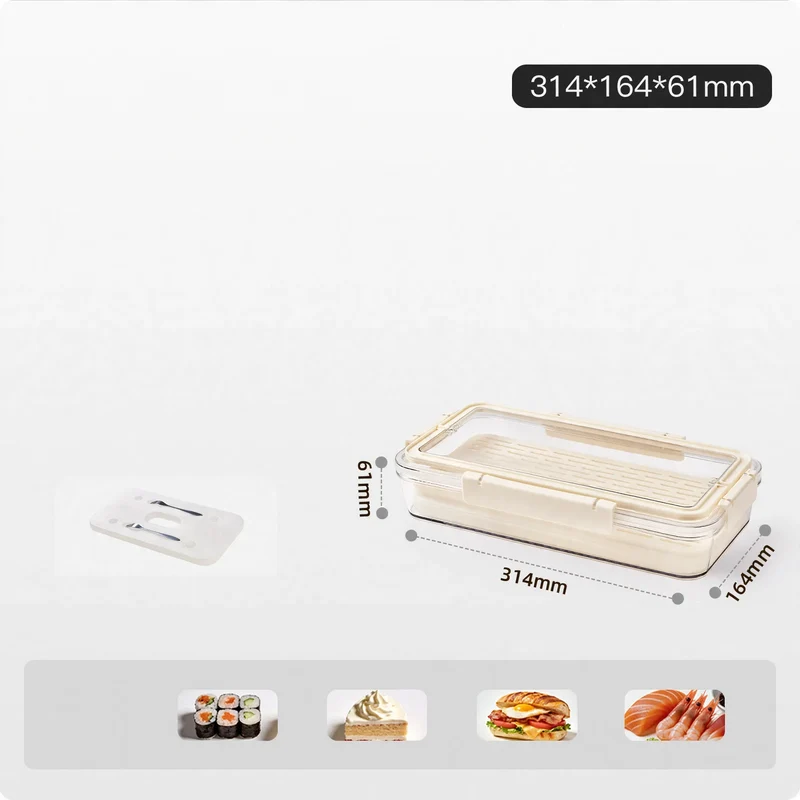 Frischhaltebox aus Lebensmittel-PET, 4–5 L