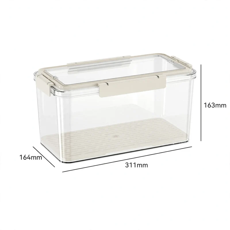 Frischhaltebox aus Lebensmittel-PET, 4–5 L
