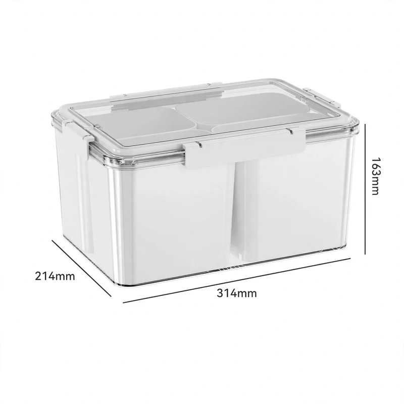 Frischhaltebox aus Lebensmittel-PET, 4–5 L