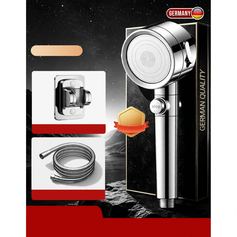 Druckerhöhter Duschkopf mit Turbofunktion