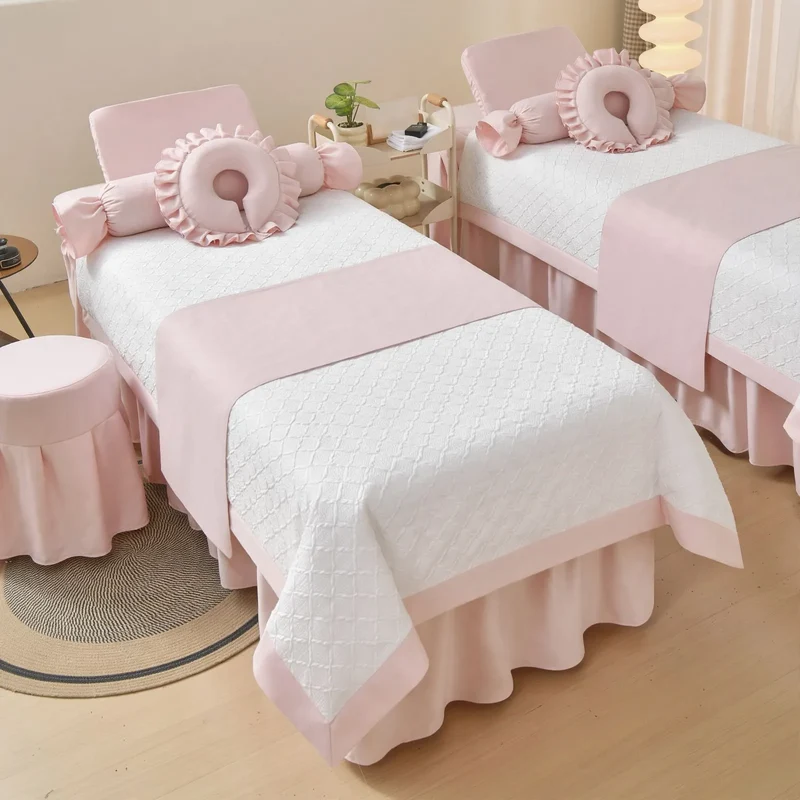 Luxus-Bettwäsche-Set für Spa und Kosmetik