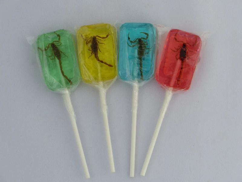 Scorpion Lollipops