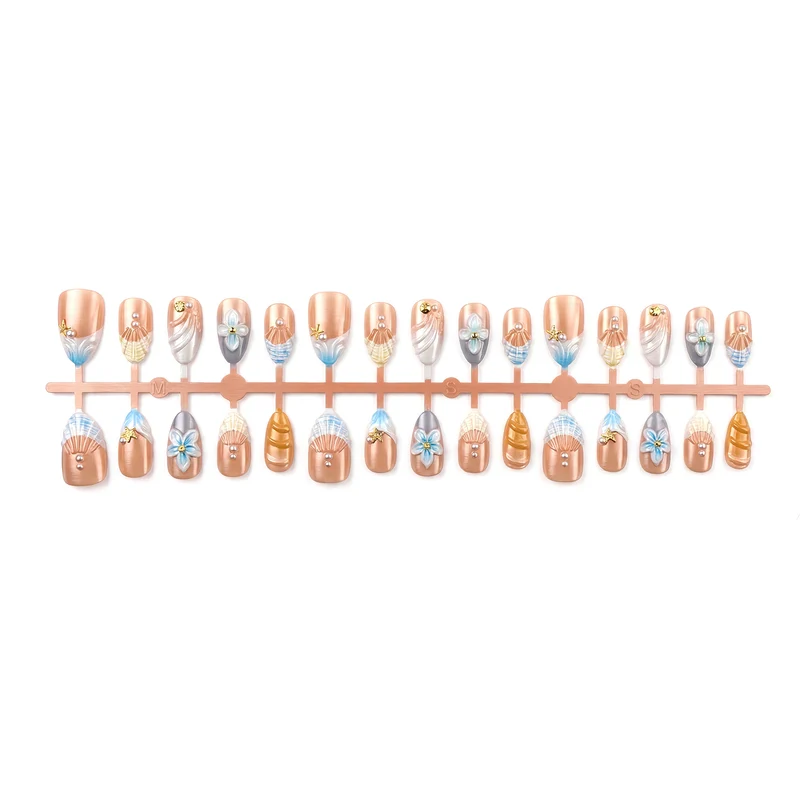 Florales Eleganz Nagelkunst Set