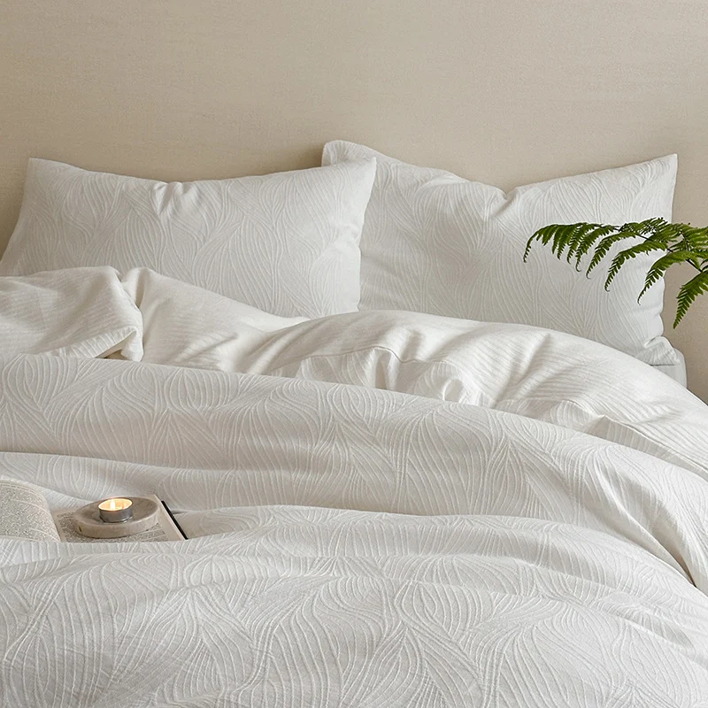 Japanisches Baumwoll-Bettwäsche-Set, 4-teilig