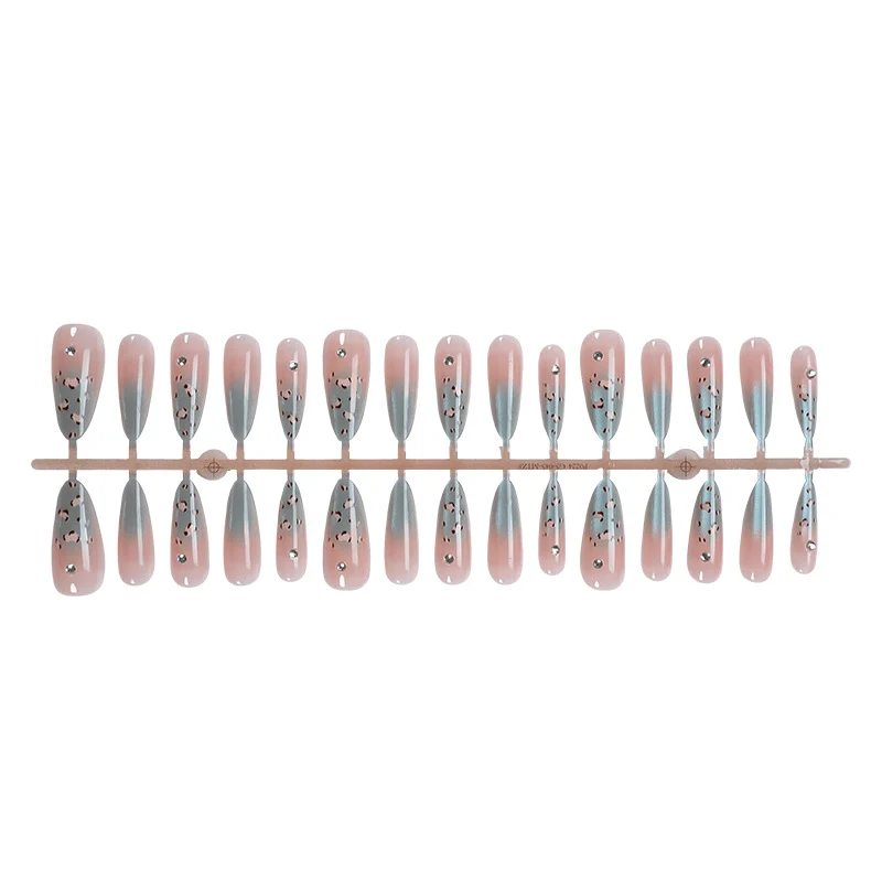 Elegante künstlerische Druck-Nagel-Set 1790738839