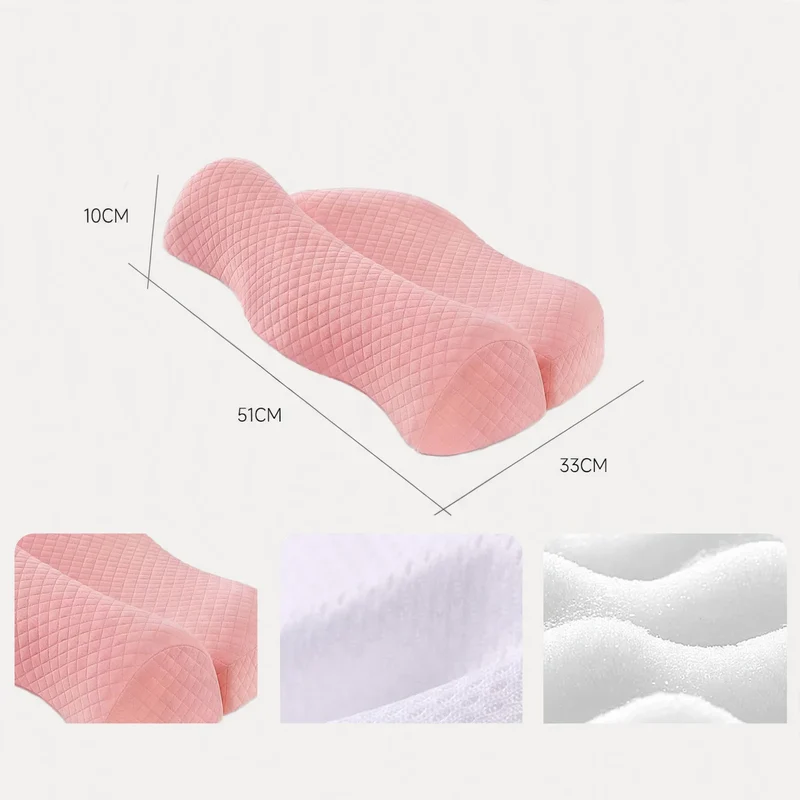 Nackenstützkissen aus Memory-Foam mit Wärmefunktion
