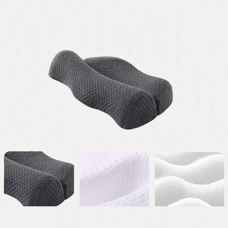 Nackenstützkissen aus Memory-Foam mit Wärmefunktion