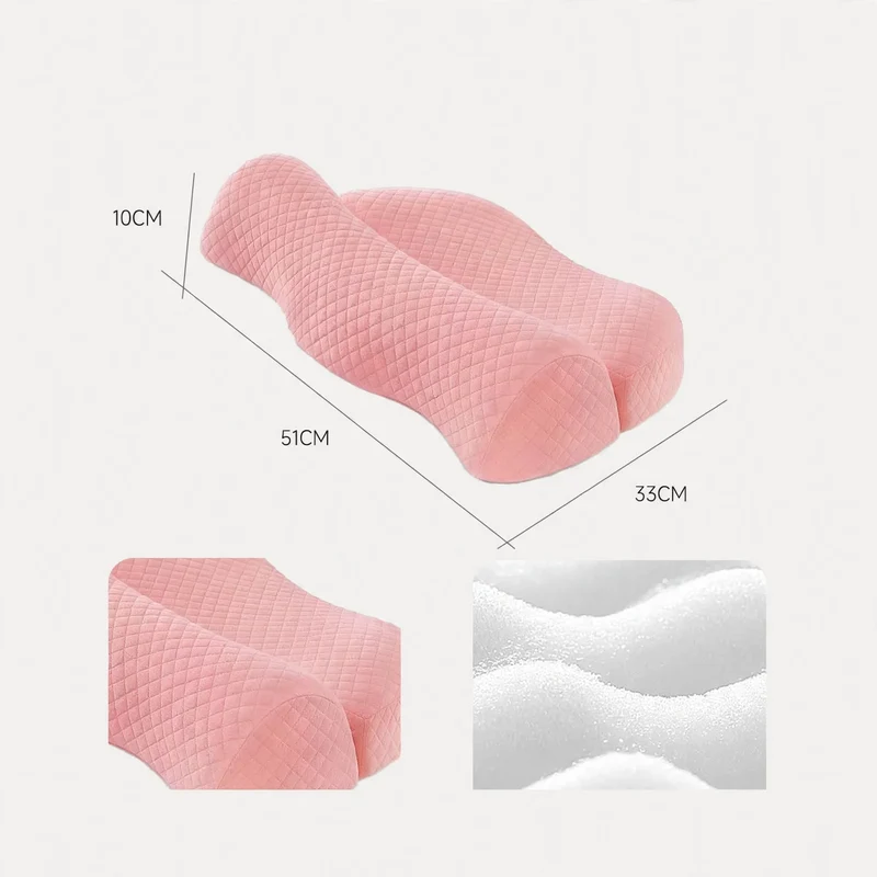 Nackenstützkissen aus Memory-Foam mit Wärmefunktion