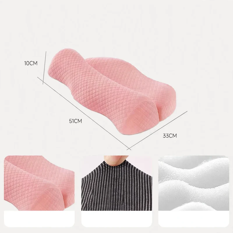 Nackenstützkissen aus Memory-Foam mit Wärmefunktion