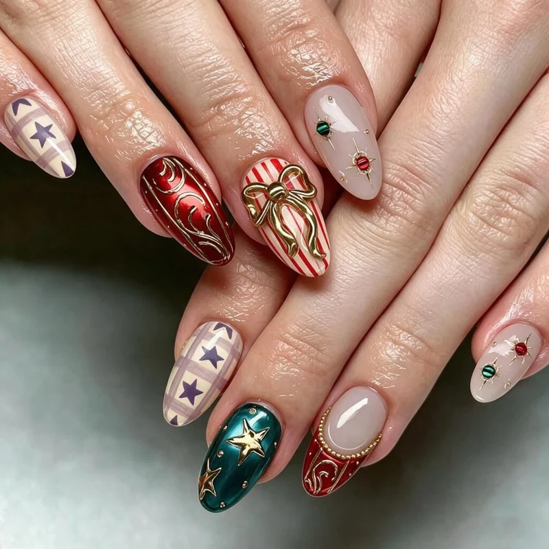 Festliches Nagelkunst-Set