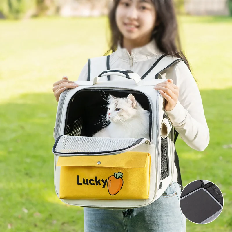 Rucksack-Transporttasche für Katzen und kleine Hunde