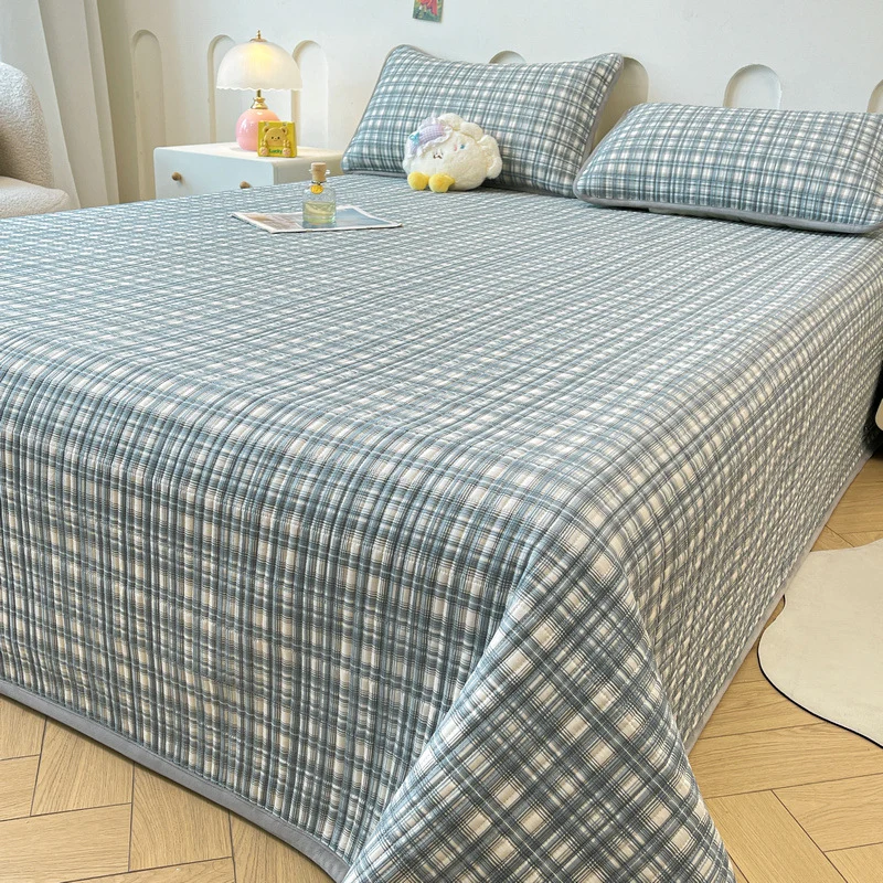 Baumwoll-Tagesdecke mit Babyfleece, 3-teilig