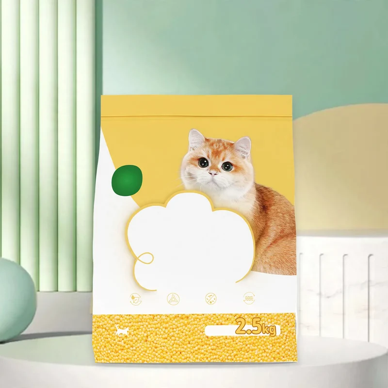 Katzenstreu aus Hirse, klumpend