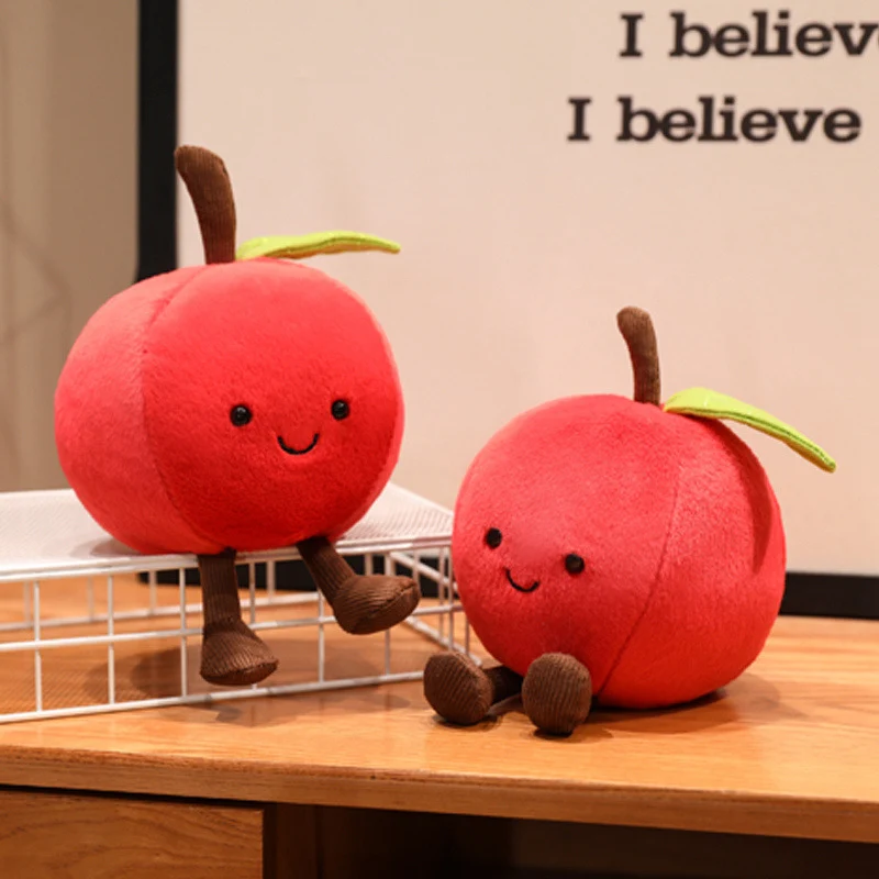 Weihnachts-Plüschfigur, Apfel-Design