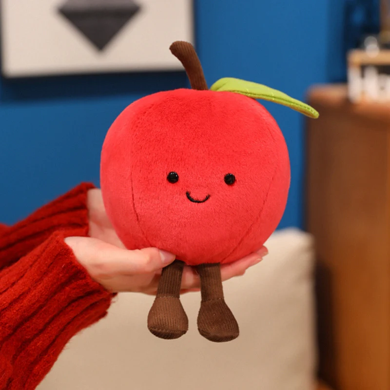 Weihnachts-Plüschfigur, Apfel-Design