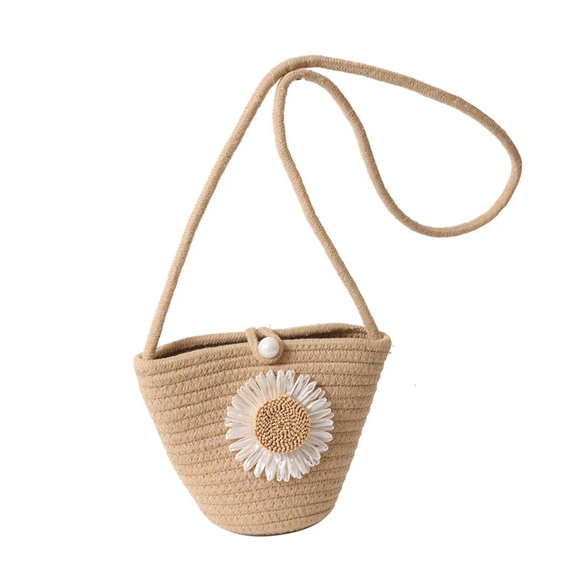 Blumenakzent Handgefertigte Schultertasche