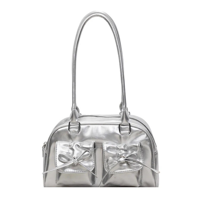 Modische lackierte Lederhandtasche