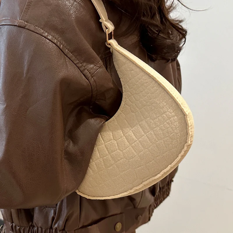 Modische Kroko Präge Hobo Tasche