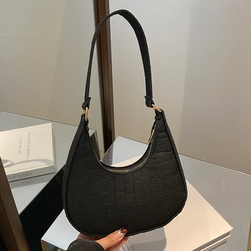 Modische Kroko Präge Hobo Tasche