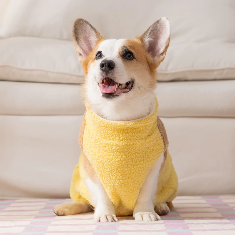 Hundepullover Fleece, Kontrastfarben, zweiarmig