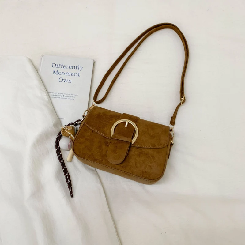 Elegante Wildleder Umhängetasche