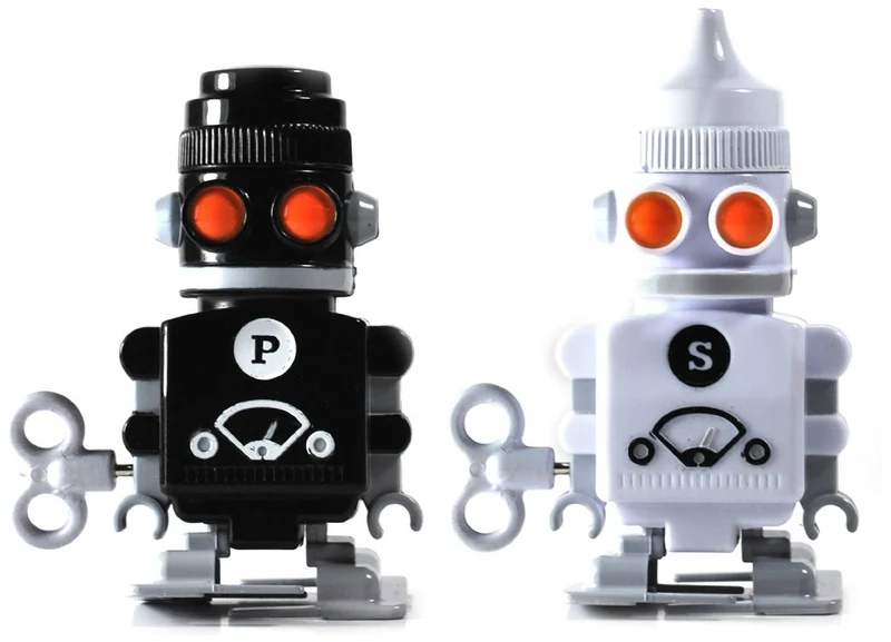 Salt and Pepper Robot Shakers