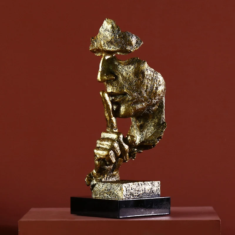 Moderne Kunstfigur aus Kunstharz, Dekoration