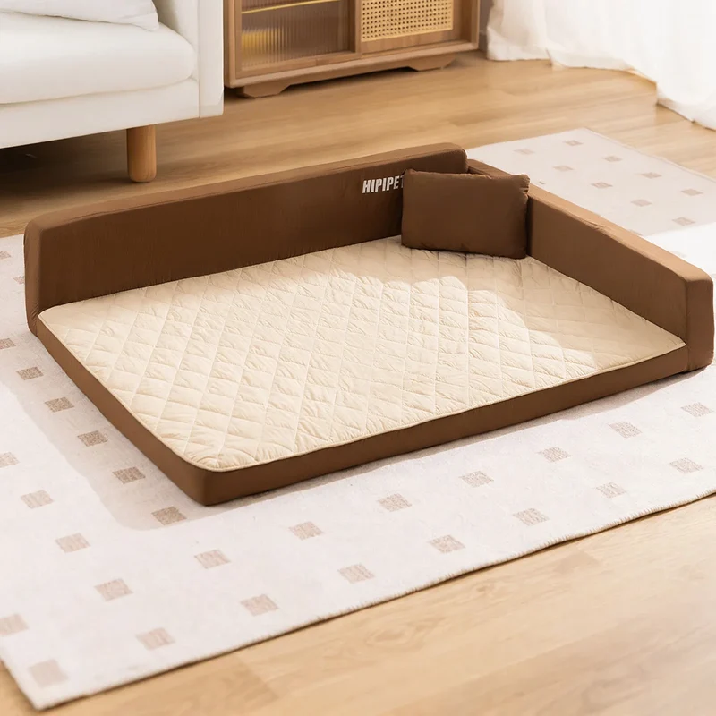 Hundebett, halbgeschlossen, waschbar, Schaumstoff