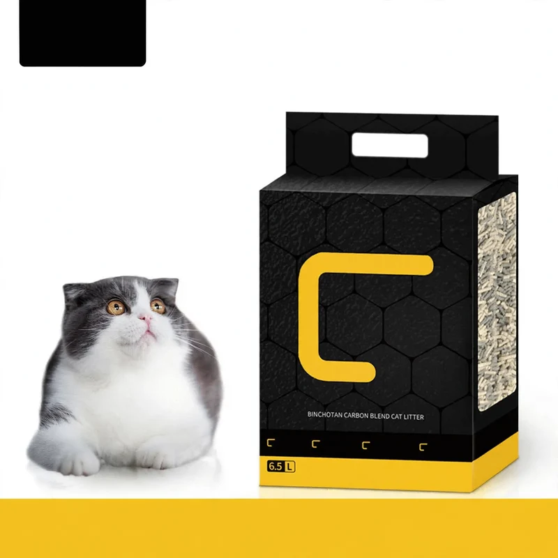 Tofu-Katzenstreu mit Aktivkohle und Geruchskontrolle