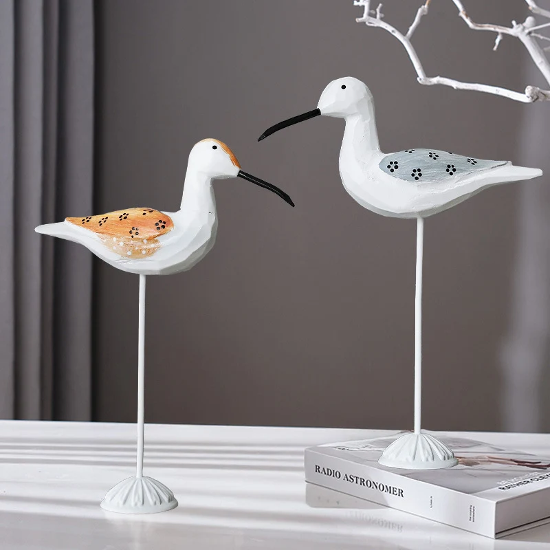 Holz-Vogelfigur im Mittelmeer-Stil