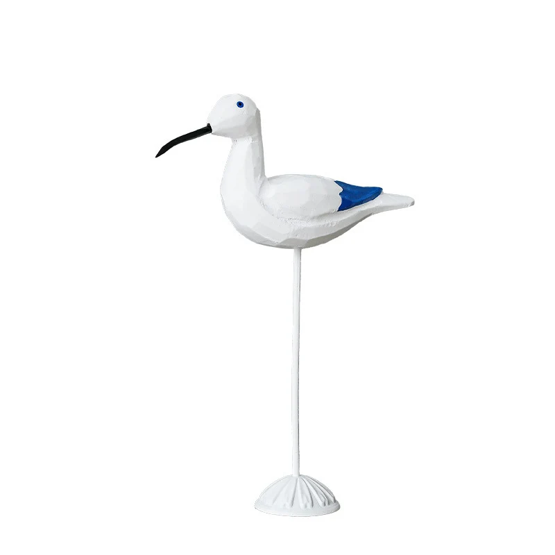 Holz-Vogelfigur im Mittelmeer-Stil