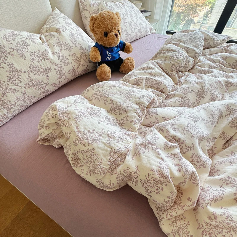 Bettwäsche aus Baumwollgaze, 100 % Baumwolle