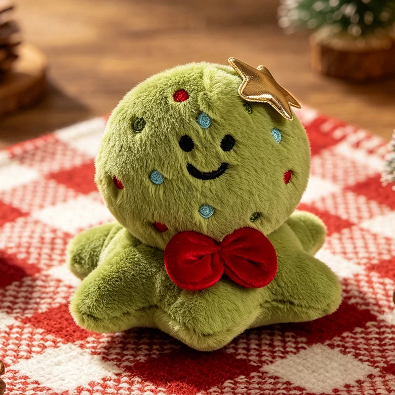 Plüschtier Weihnachtsfigur, 13 cm, Polyester