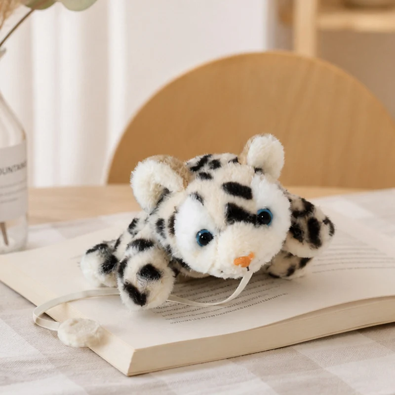 Plüsch-Schneeleopard, verschiedene Größen und Posen