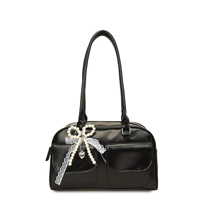 Elegant Verzierten Handgefertigten Schultertasche