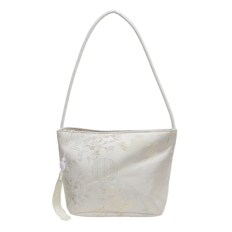 Elegante Satin Schultertasche