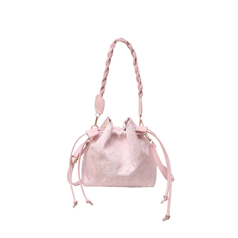 Elegante Satin Zughandtasche